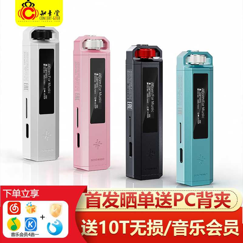 FiiO/飞傲 雪漫天ECHO NANO便携无损音质HIFI发烧音乐播放器mp3