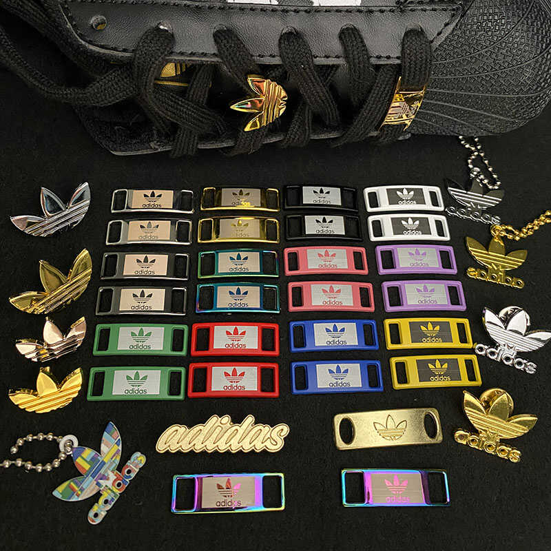 精品阿迪板鞋配饰贝壳头三叶草