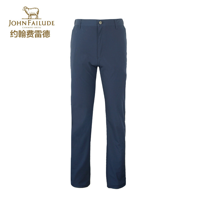 约翰费雷德19夏新品简约中腰男裤子商务修身显瘦薄款休闲直筒长裤在类目 男装, 休闲裤中 - 来自Buy2taobao.com提供专业的淘宝代购服务