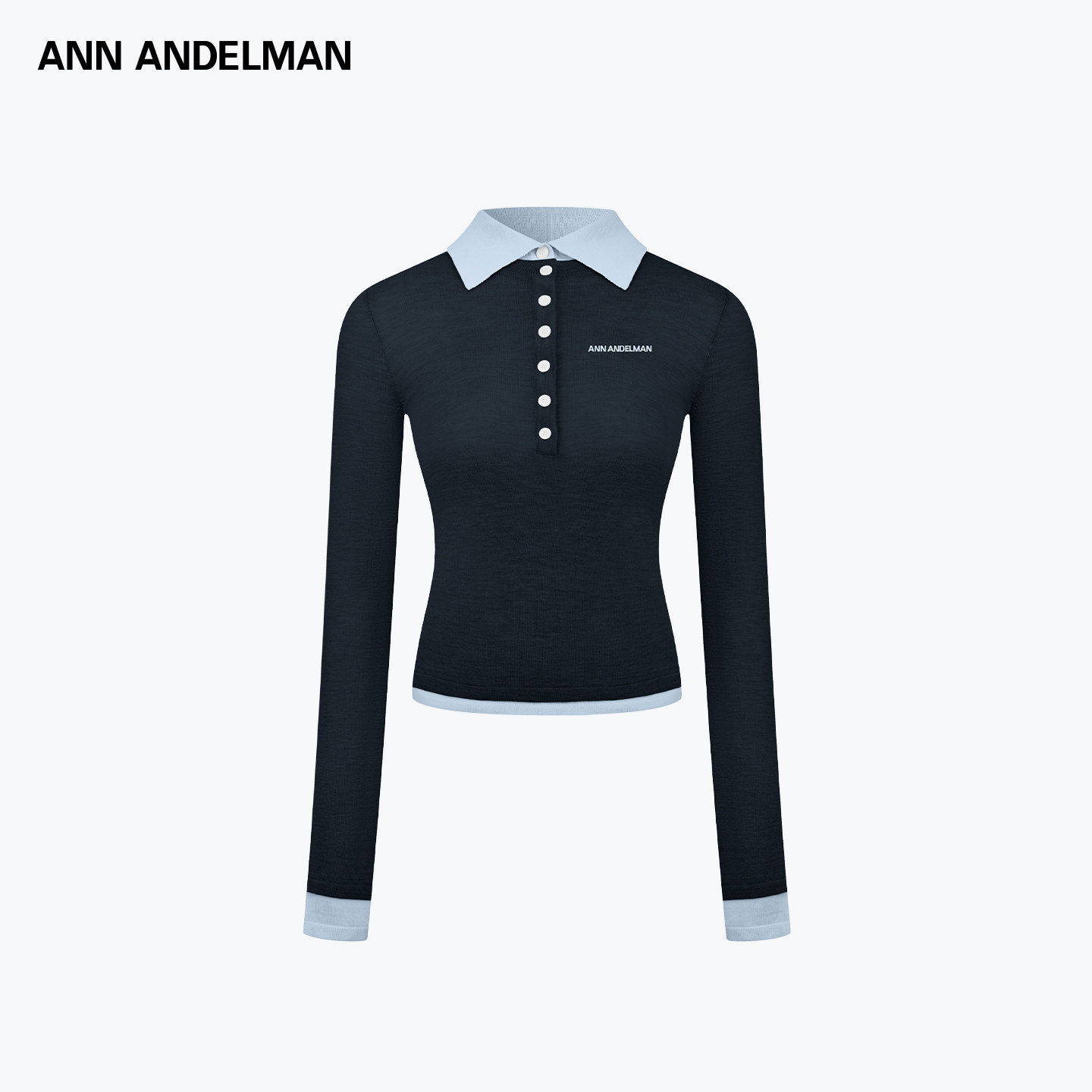 ANNDELM官方直营撞色pol
