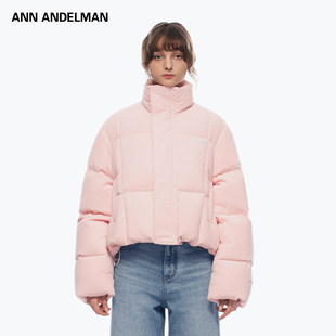 ANN 羽绒服冬休闲面包服加厚保暖外套 ANDELMAN官方直营灯芯绒短款