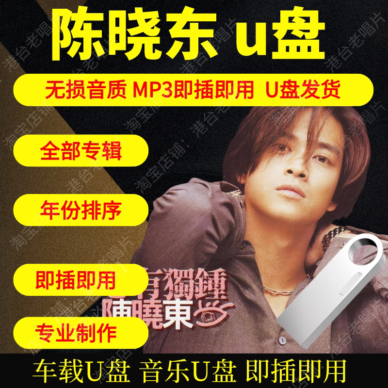 陈晓东音乐u盘全集全部专辑高品质MP3无损音质车载u盘即插即用USB图片