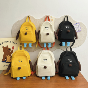 个性新款幼儿园书包女孩可爱卡通小狗背包男童轻便百搭出游双肩包