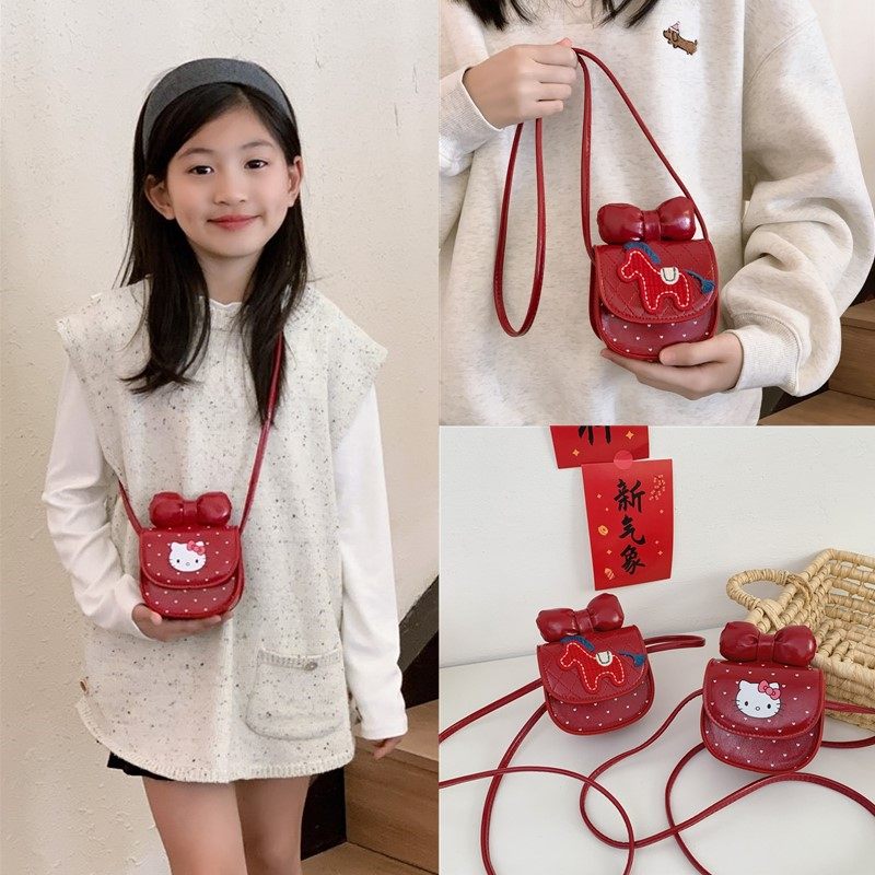洋气新款儿童斜挎包女孩卡通小猫蝴蝶结小马新年红包压岁钱单肩包,玩具/童车/益智/积木/模型,斜挎包/拎包/腰包,淘宝优惠券,粉丝福利购,淘宝优惠卷