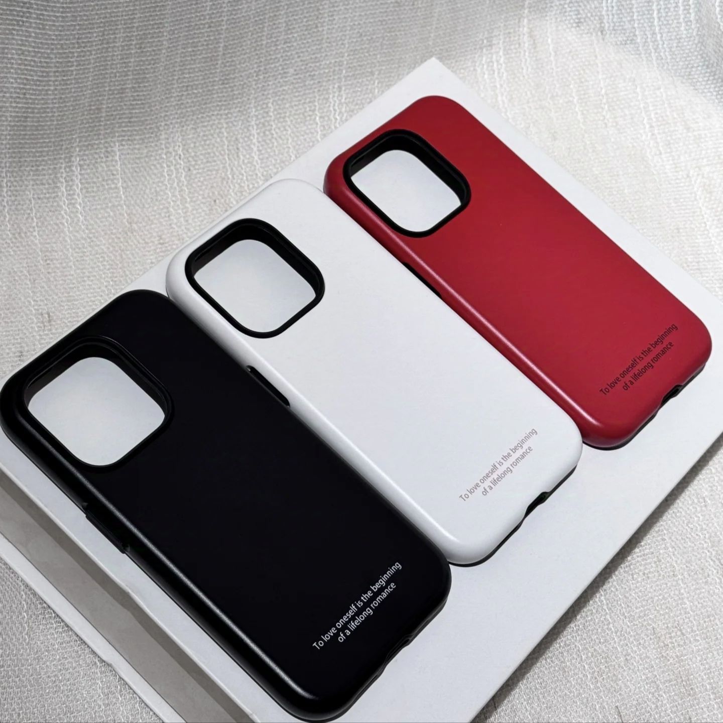 纯色英文适用iPhone16promax苹果15小米15pro新款mate60华为p70nova12荣耀90菲林手机壳opporeno13vivox100