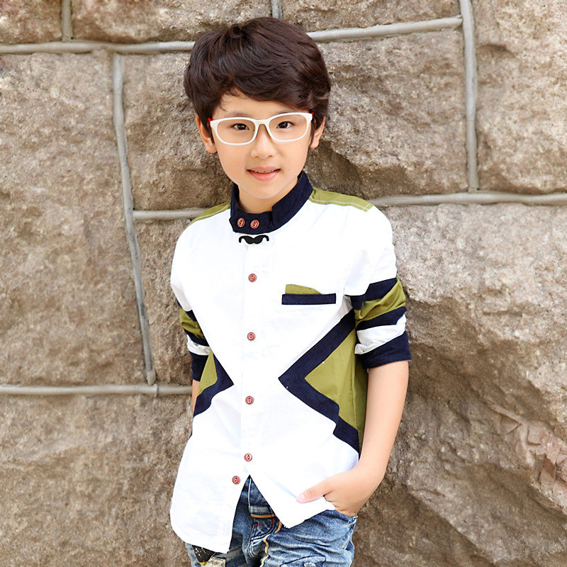 Chemise garcon à manche longue - Ref 2076092 Image 3