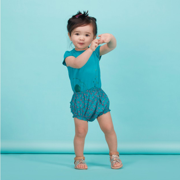 可爱法单纯原婴幼新生儿女宝pp裤