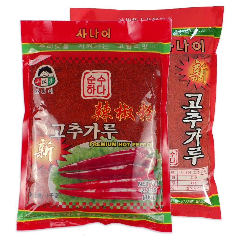 粗小伙子辣椒粉1kg 韩国烧烤泡菜...