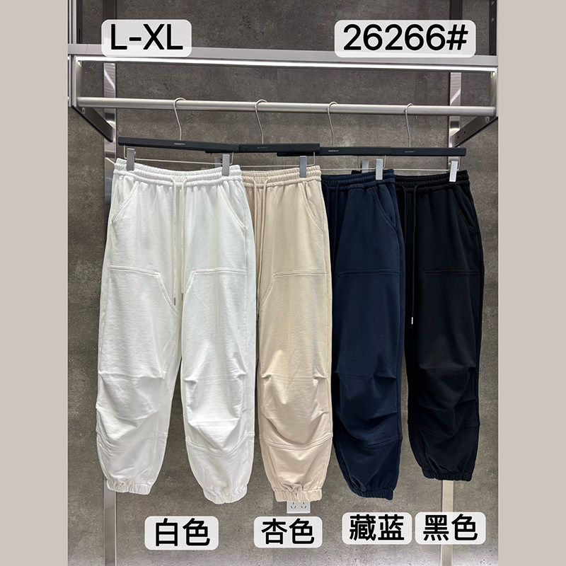 小辫子26266高腰显瘦运动裤女休闲宽松束脚裤2026秋季新款裤子潮