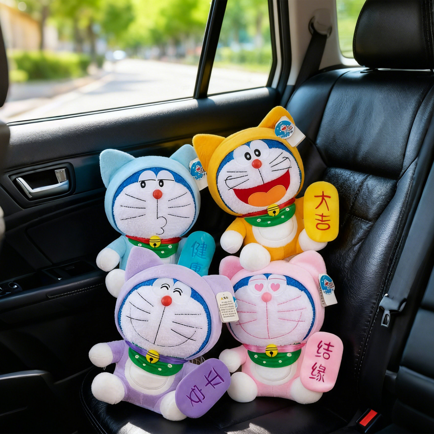 猫咪公仔副驾驶车搭子汽车竹炭包