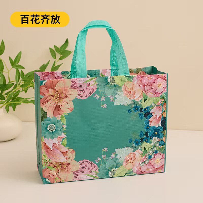 新款覆膜无纺布男女服装店手提袋礼品衣服袋时尚高端批发定制logo