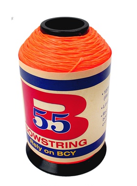 BCY蜡线B55美国原装进口正品荧光橙色100%聚酯纤维涤纶似达克隆