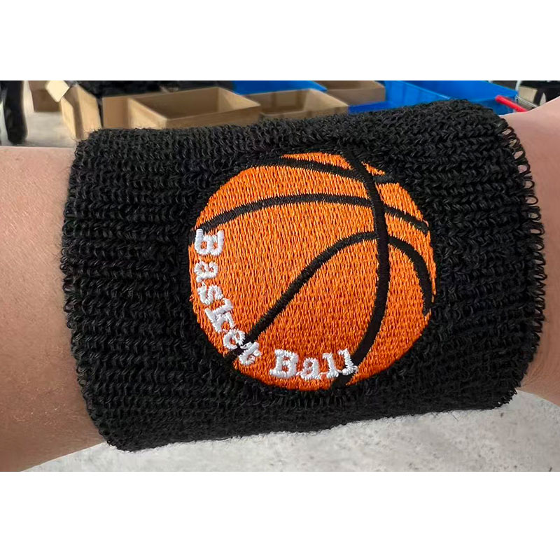 毛巾护腕篮球腕带擦汗学生羽毛球护臂弹力针织刺绣LOGO来图定制