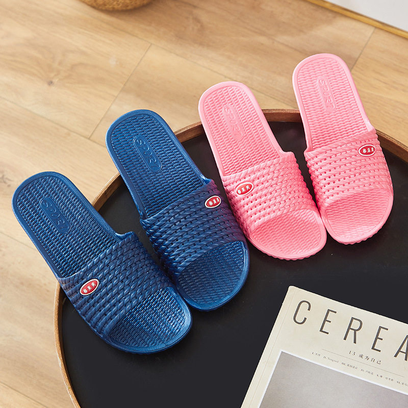 简约拖鞋夏天室内防滑不臭脚情侣凉拖鞋男家用浴室塑料居家凉拖