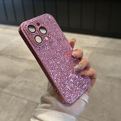高级感闪粉带钻适用iphone16pro苹果15手机壳11轻奢12pro小众13promax全包镜头14防摔保护套气质女神网红时尚