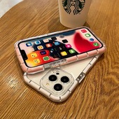 适用iPhone15pro夜光气囊16苹果14promax手机壳13全包防摔12软壳保护套xr镜头全包男高级感plus软壳11防指纹