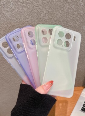 【裸机手感】适用小米15手机壳新款小米15pro保护套超薄磨砂半透明全包防摔xiaomi14pro外壳简约高级感男女款