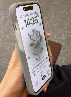 适用苹果16高级灰色全包边iPhone1514手机壳13promax液态硅胶12简约16果冻防摔纯色网红保护套11不发黄加厚