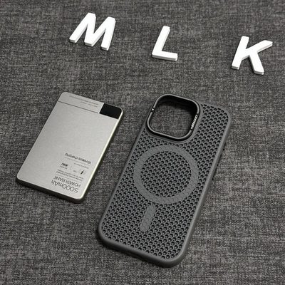 散热蜂窝散热镜头支架手机壳