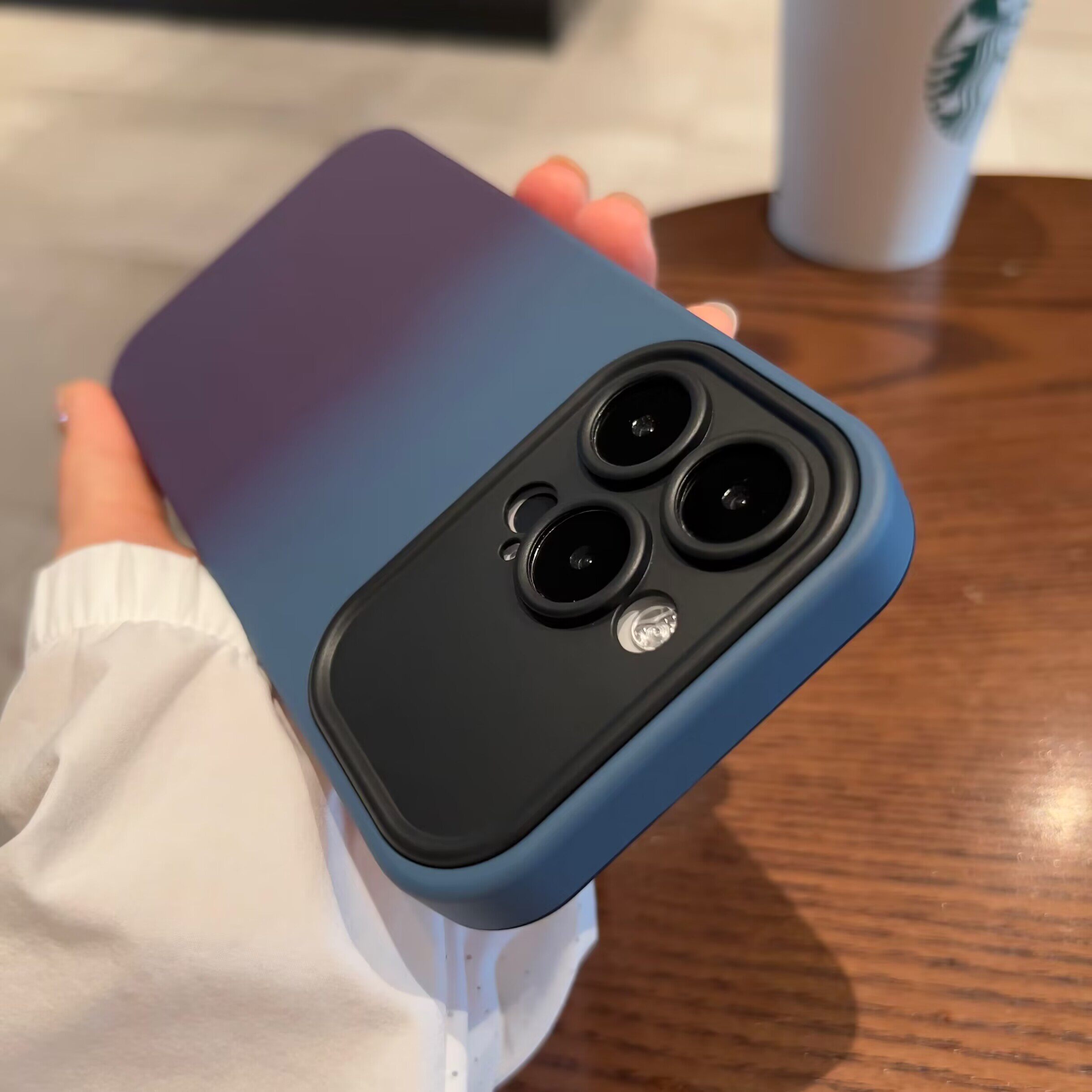 ins简约撞色渐变大视窗适用苹果14ProMax手机壳iPhone13新款14pro高级感11网红12男女14plus磨砂肤感硅胶防摔高性价比高么？