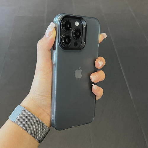 不沾指纹简约高级感透明磨砂