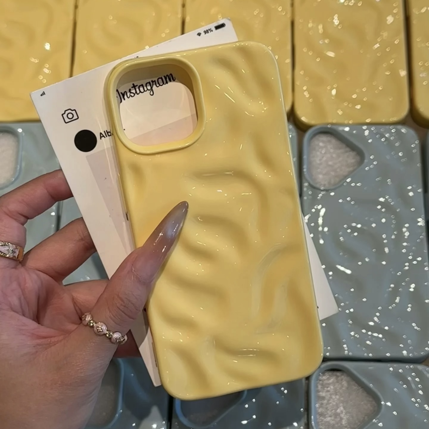 ins风波浪褶皱壳适用苹果16promax手机壳16新款iphone15pro高级感14pm简约13防摔11小众12少女Pro全包保护套