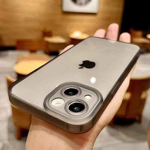 简约透明软壳适用iPhone15Promax