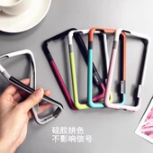 软边框镂空散热适用苹果13iphone15pormax手机壳糖果色14pro苹果11简约12防摔XR时尚 X撞色15pm轻薄8防摔7plus