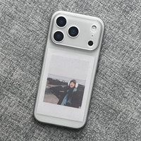 雾面半透明超薄软透灰色适用iPhone17苹果17pro小米手机壳max硅胶16plus全包镜头15裸机肤感14防摔13独立按键