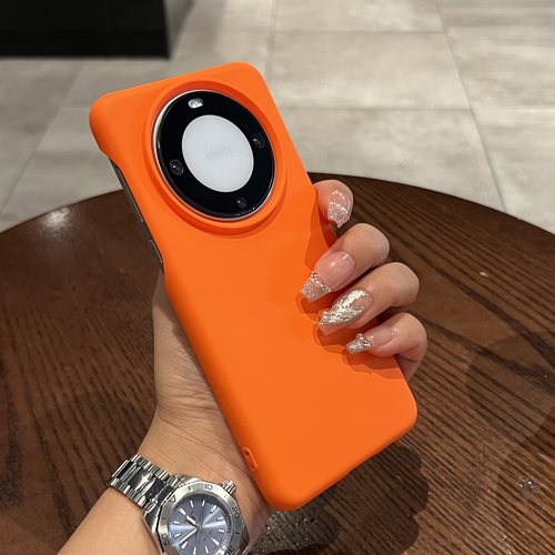 适用华为mate60手机壳硅胶大孔