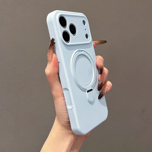 肤感液态硅胶支架手机壳