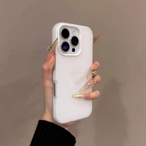 简约磨砂果冻适用iphone16手机壳