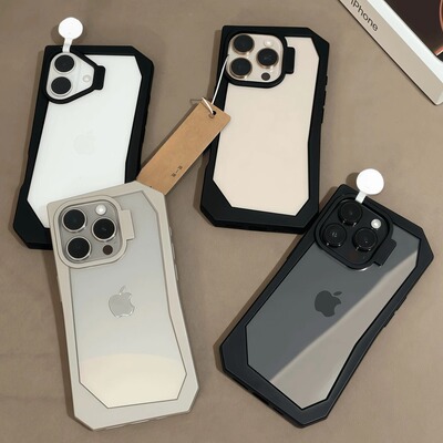 高颜值不规则边框手机壳