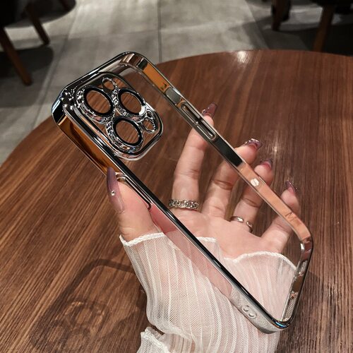 透明电镀边框适用苹果手机壳