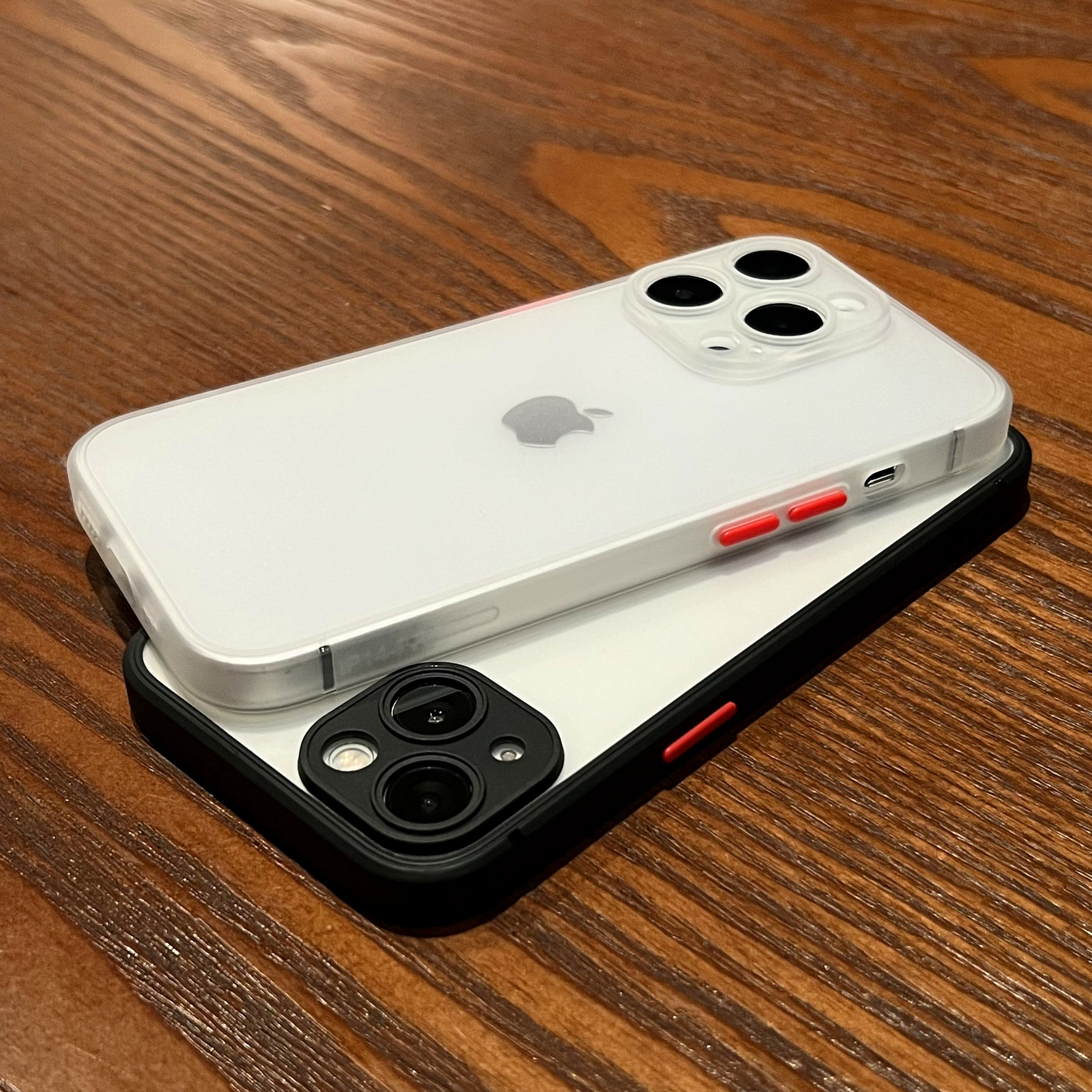 简约黑白色适用苹果15手机壳