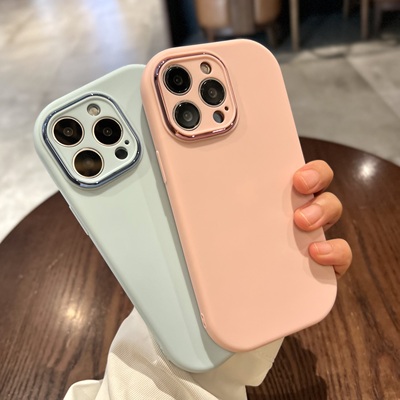 小众简约纯色手机壳防摔