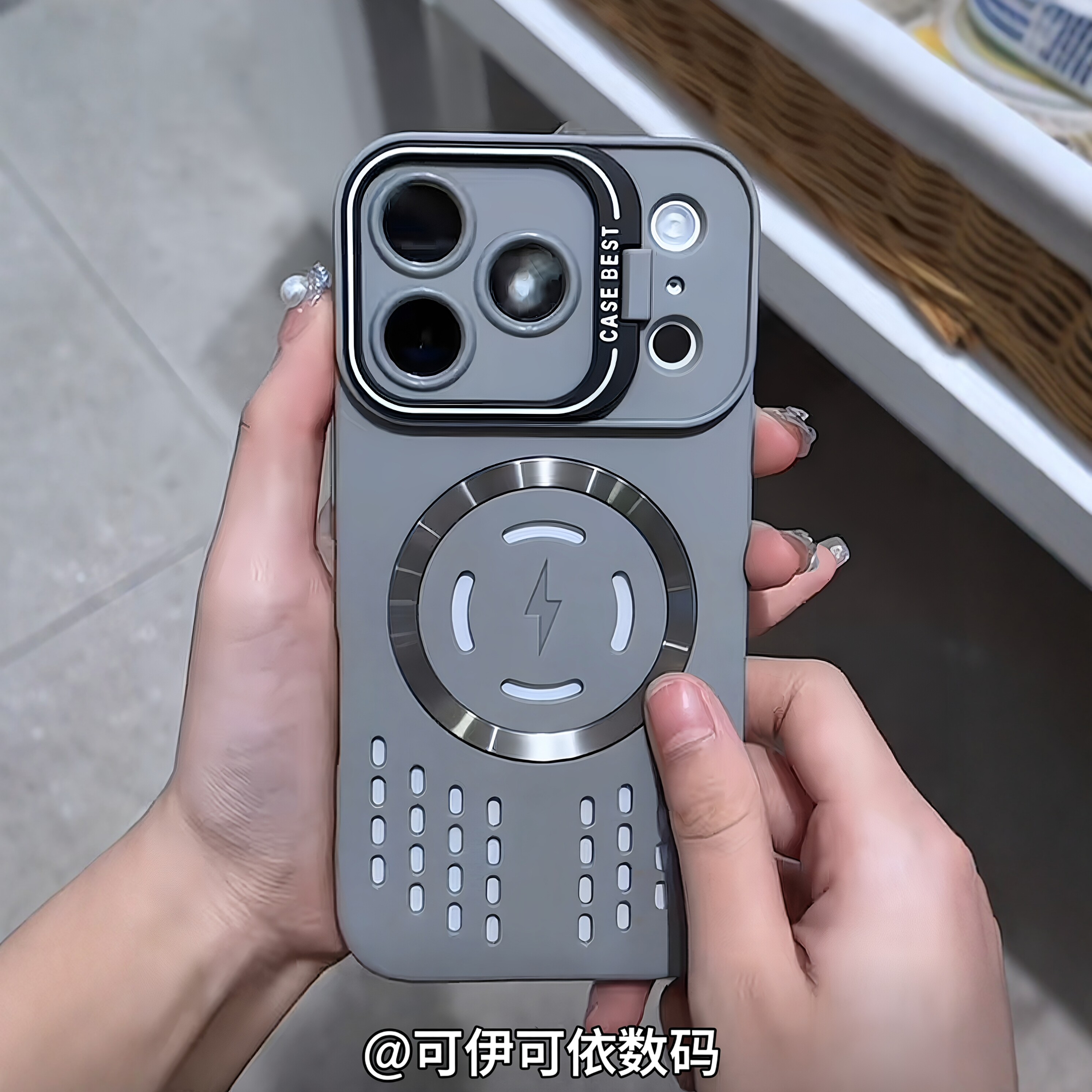 镜头支架适用苹果16promax磁吸手机壳冰点散热镂空软iPhone15镜头全包14超薄防摔13/12保护套17/18小众无线充