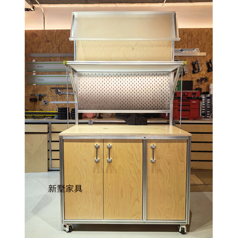 现代陈列柜展示架子铝型材多功能