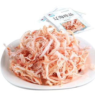 辽海碳烤鱿鱼丝208g手撕鱿鱼条干即食休闲海鲜零食大连特产