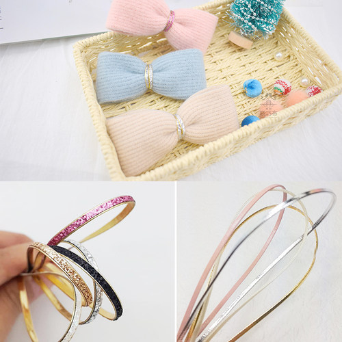 晓巧布韩国进口3mm细仿皮细丝带