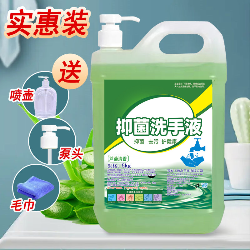 芦荟餐厅清洁散装洗手液促销包邮
