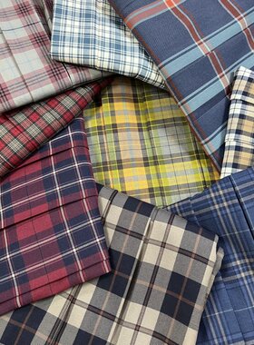日制校供格裙萌款格裙半身裙JK女学生冬夏季格柄校服短裙中古1