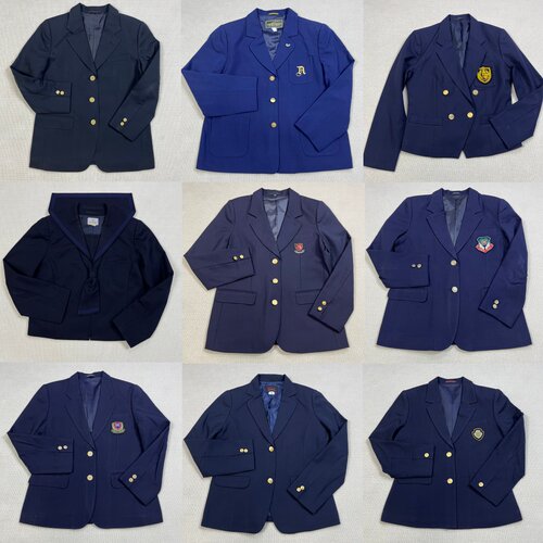 柚见日制校供日制高校本校西装女学生JK制服西式外套冬西服无领西