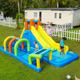 喷水家用充气城堡儿童蹦蹦床滑梯跳床室内小型球池充气堡玩具屋