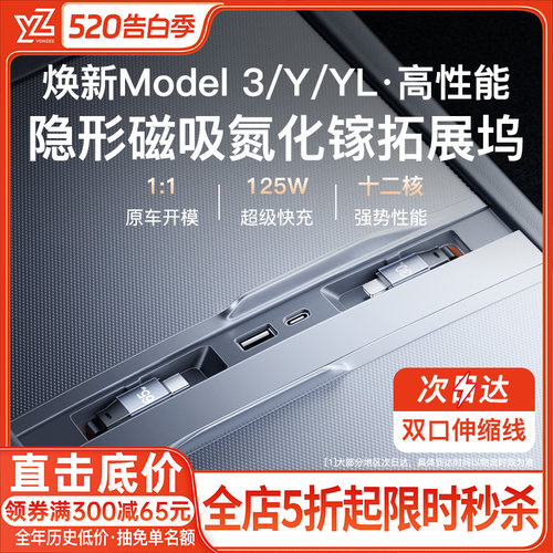 【首款氮化镓】125W快充拓展坞