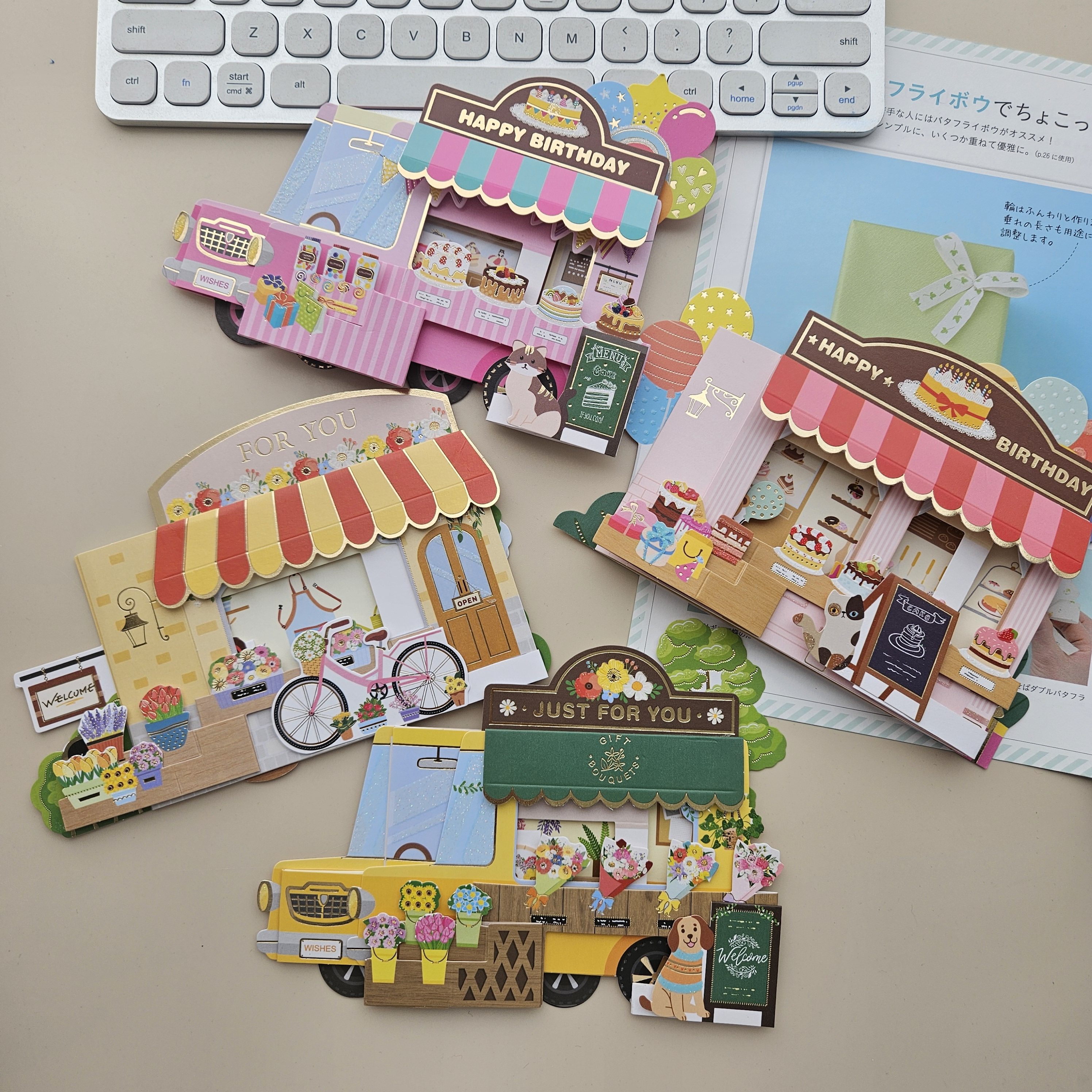 可爱卡通立体生日贺卡创意折叠3d猫咪狗狗蛋糕店祝福卡卡片配信封,节庆用品/礼品,贺卡/卡片,淘宝优惠券,粉丝福利购,淘宝优惠卷