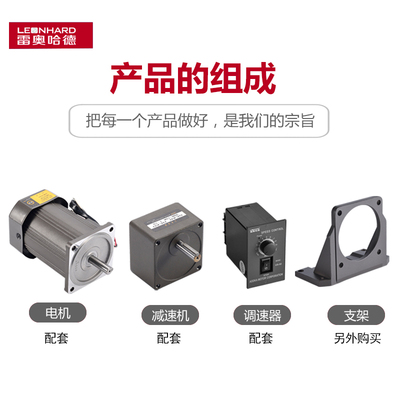 原装雷奥哈德电机6W~250W微型齿轮减速机ADDKA马达单相电机220V