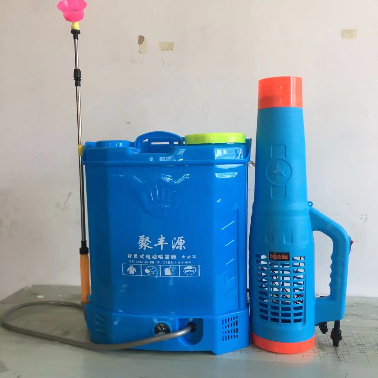 小区物业消毒雾化器电动超远射程高压喷雾器大功率农用果蔬