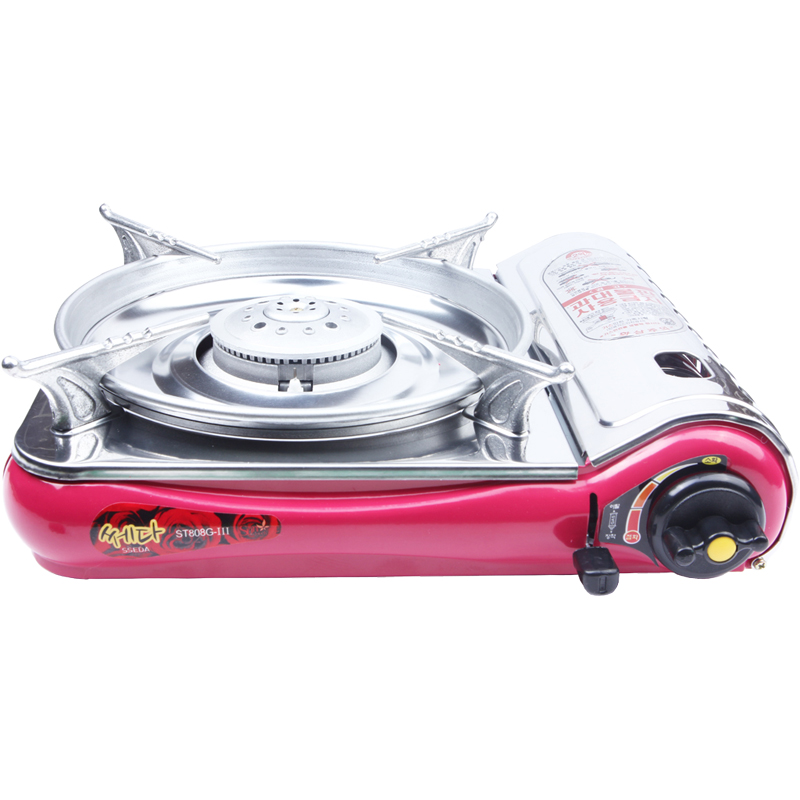 野炊炉具韩国SUNTOUCH便携式 户外野营 防风卡式炉煮饭 野外气炉