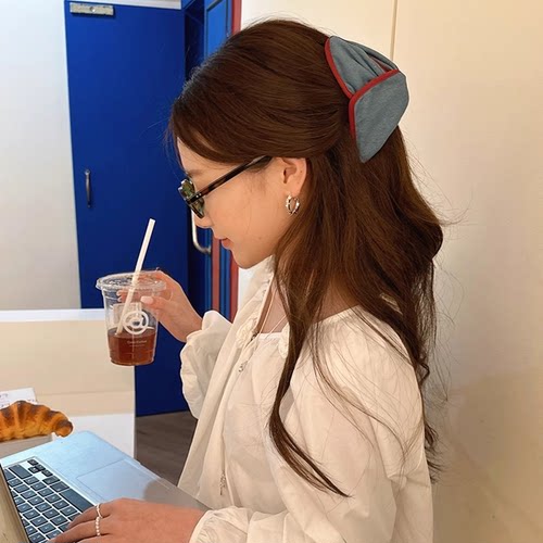 显发量牛仔三角鲨鱼夹